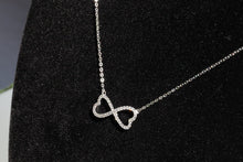Load image into Gallery viewer, Infinity CZ Necklace in Sterling Silver