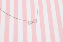 Load image into Gallery viewer, Infinity CZ Necklace in Sterling Silver
