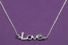 Load image into Gallery viewer, LOVE Bracelet in Sterling Silver with CZ